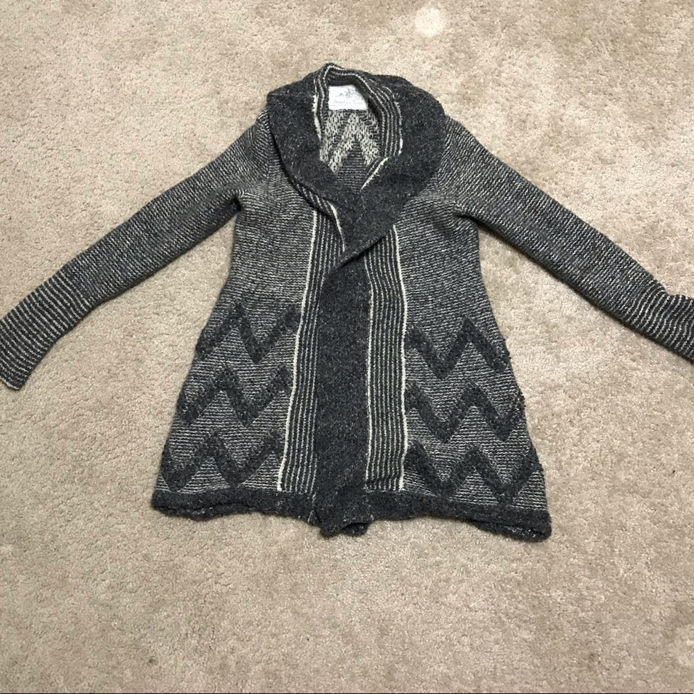 Anthro angel of the north open front cardigan